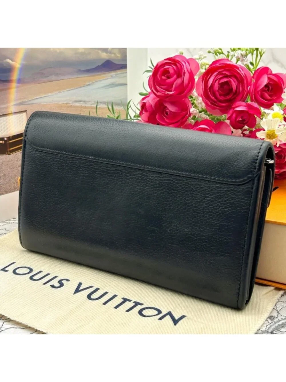 Louis Vuitton Portefeuille My Lockme Noir Wallet